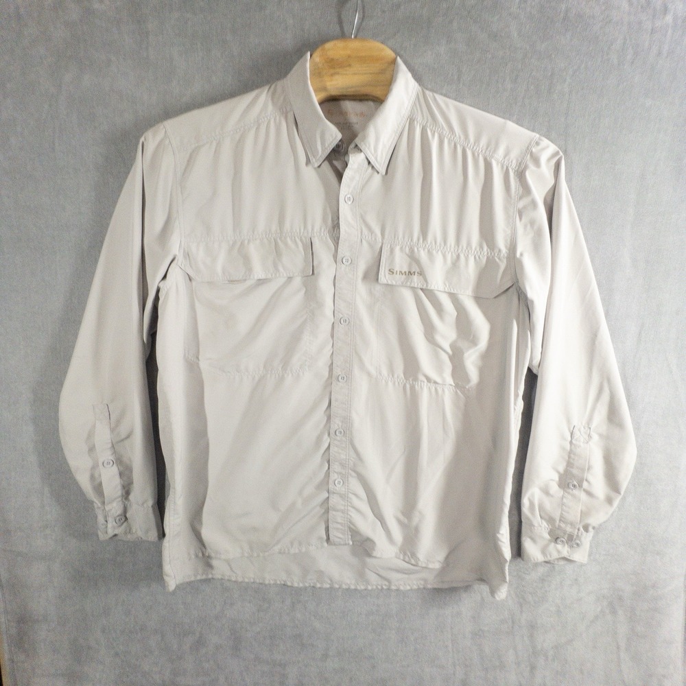 Simms Fly Fishing Long Sleeve Shirt Mens XL Lake Outdoor Gorpcore Boating